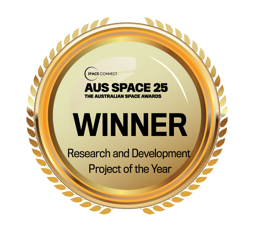 WINNER: Research and Development Project of the Year Award at The Australian Space Awards 2025 image
